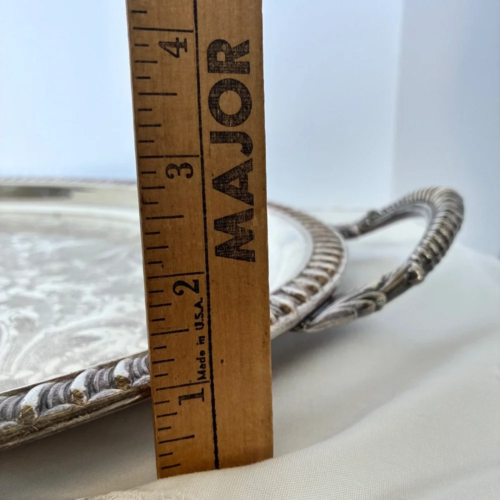 Towle Tray Silverplate Formal Dining Tea Victorian Style Grandmillenial Butler